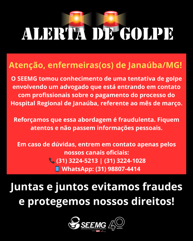 Alerta de golpe!