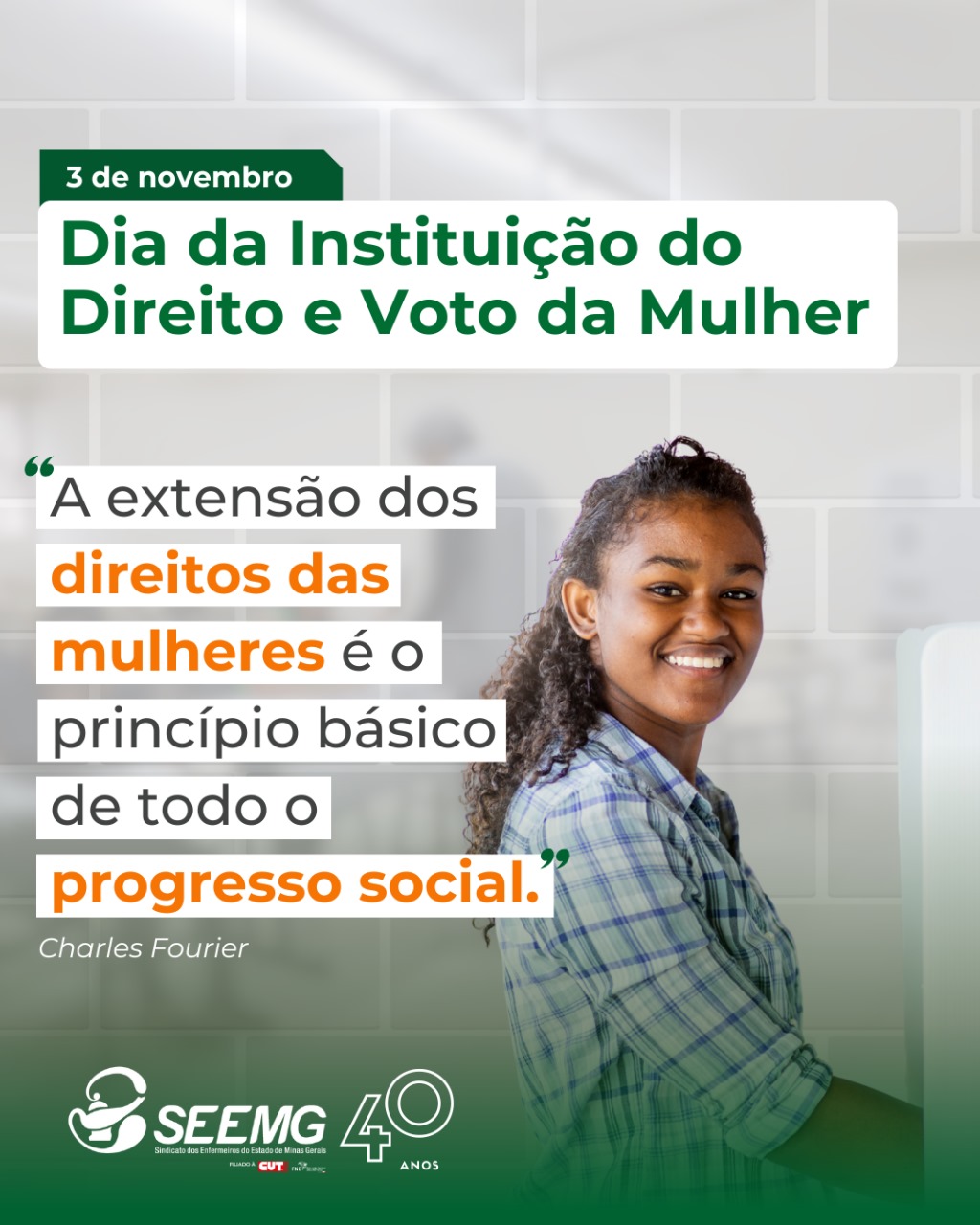 3 de novembro – Dia da Instituição do Direito de Voto da Mulher