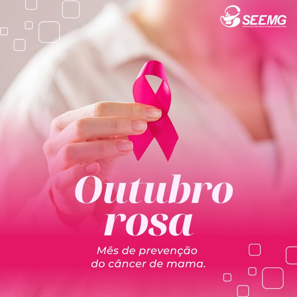 Outubro Rosa - Mês de prevenção do câncer de mama