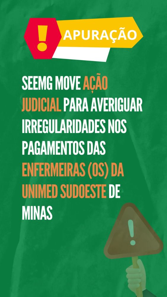 SEEMG move ação judicial para averiguar irregularidades nos pagamentos das enfermeiras(os) da Unimed Sudoeste de Minas
