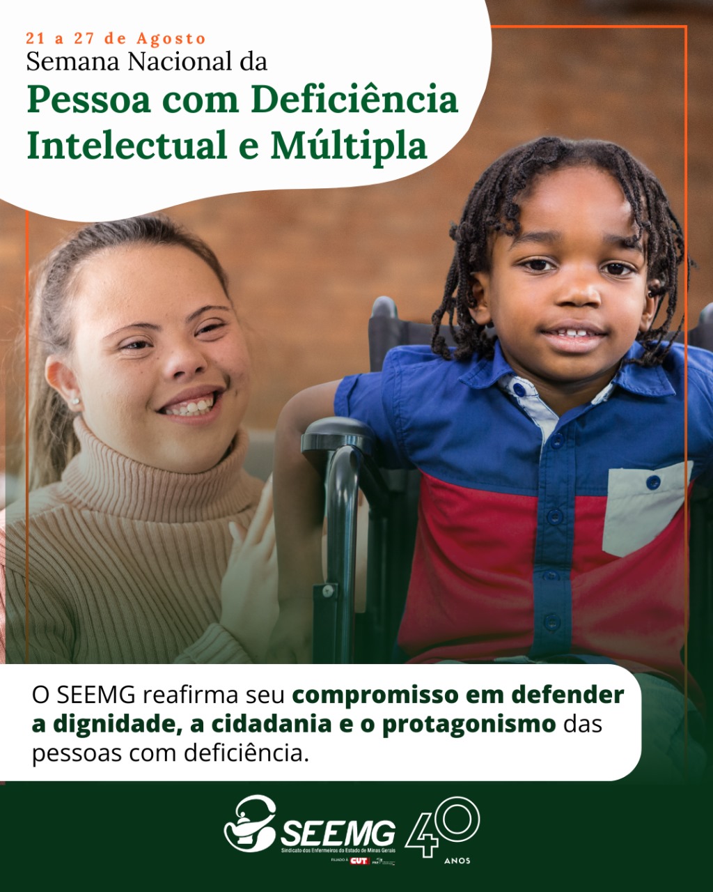 Semana Nacional da Pessoa com Deficiência Intelectual e Múltipla