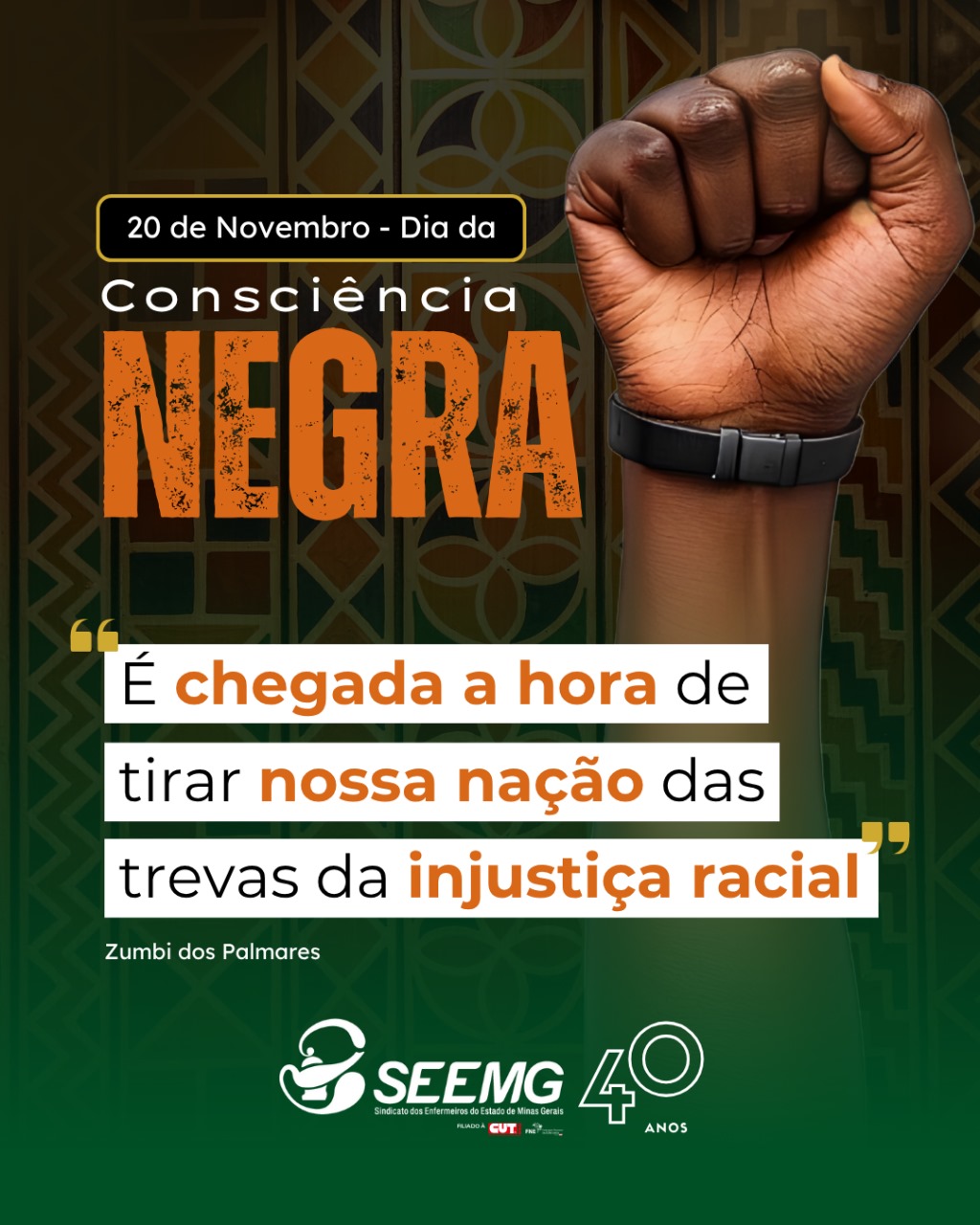 20/11 - Dia da Consciência Negra